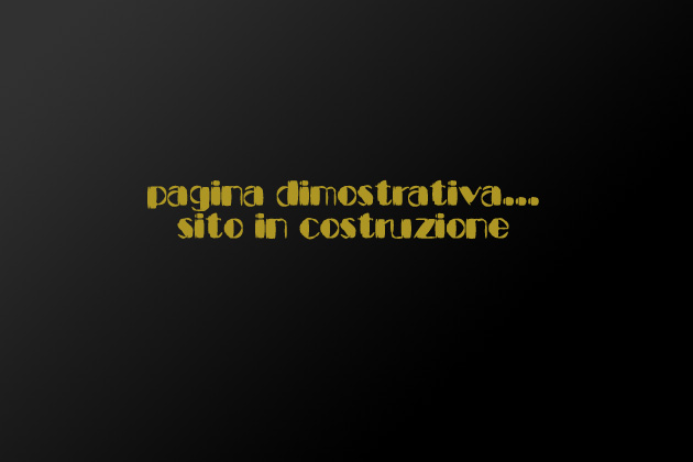 pagina in costruzione...
